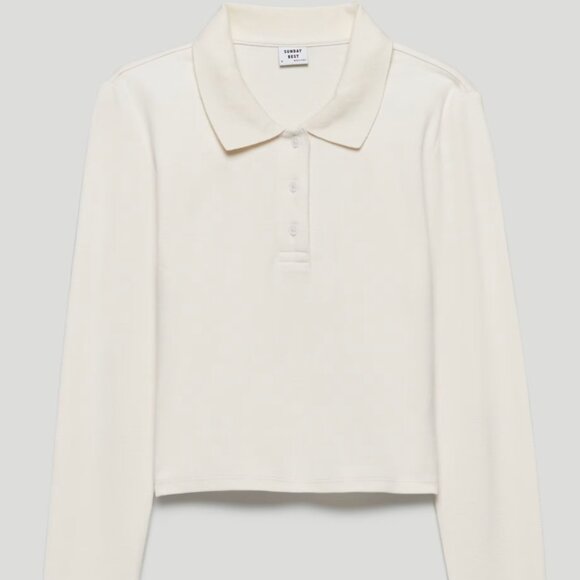 Aritzia Polo Long Sleeve - Picture 1 of 4